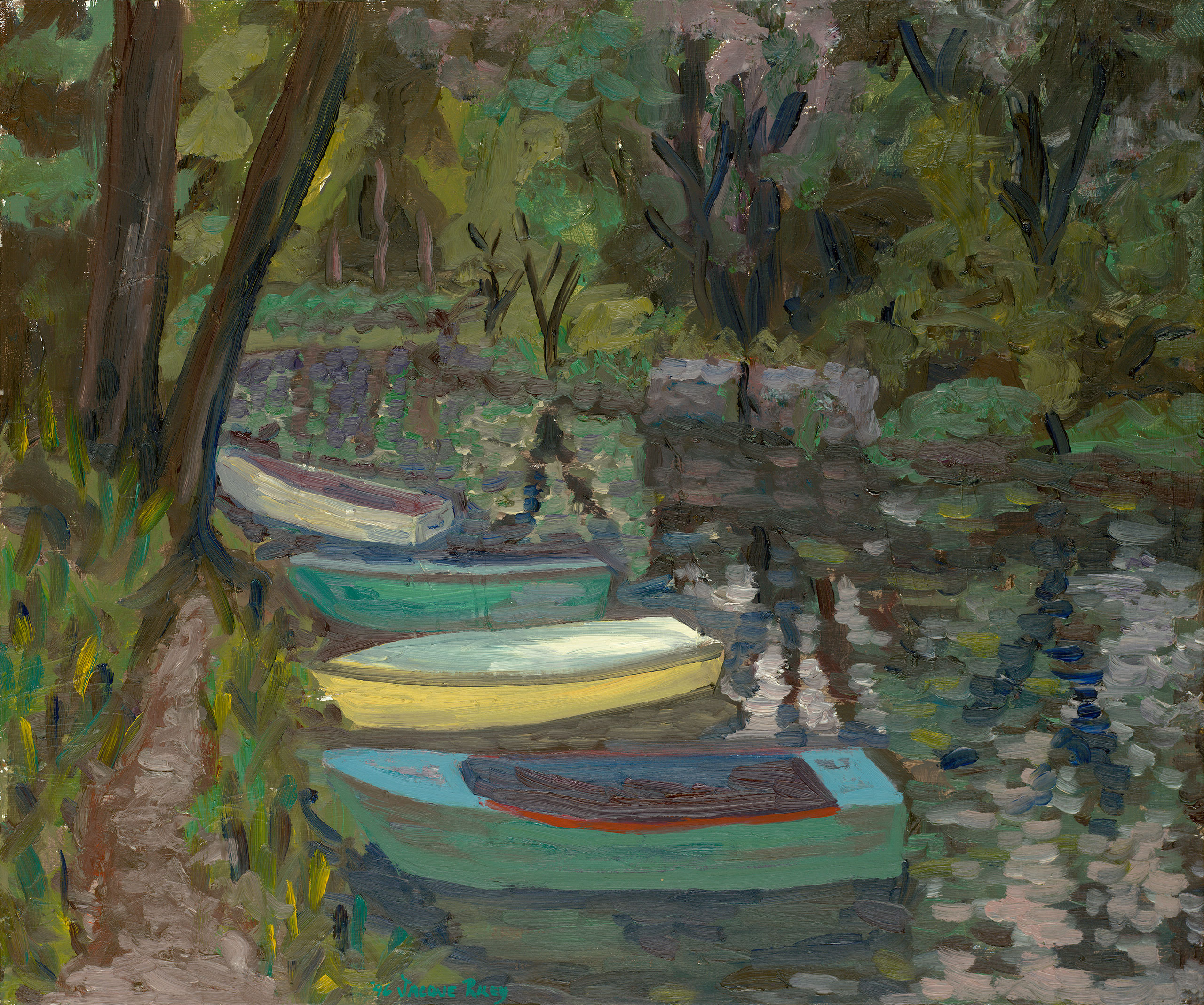 Boats Ashore v.01 by Jacqueline Gilmore