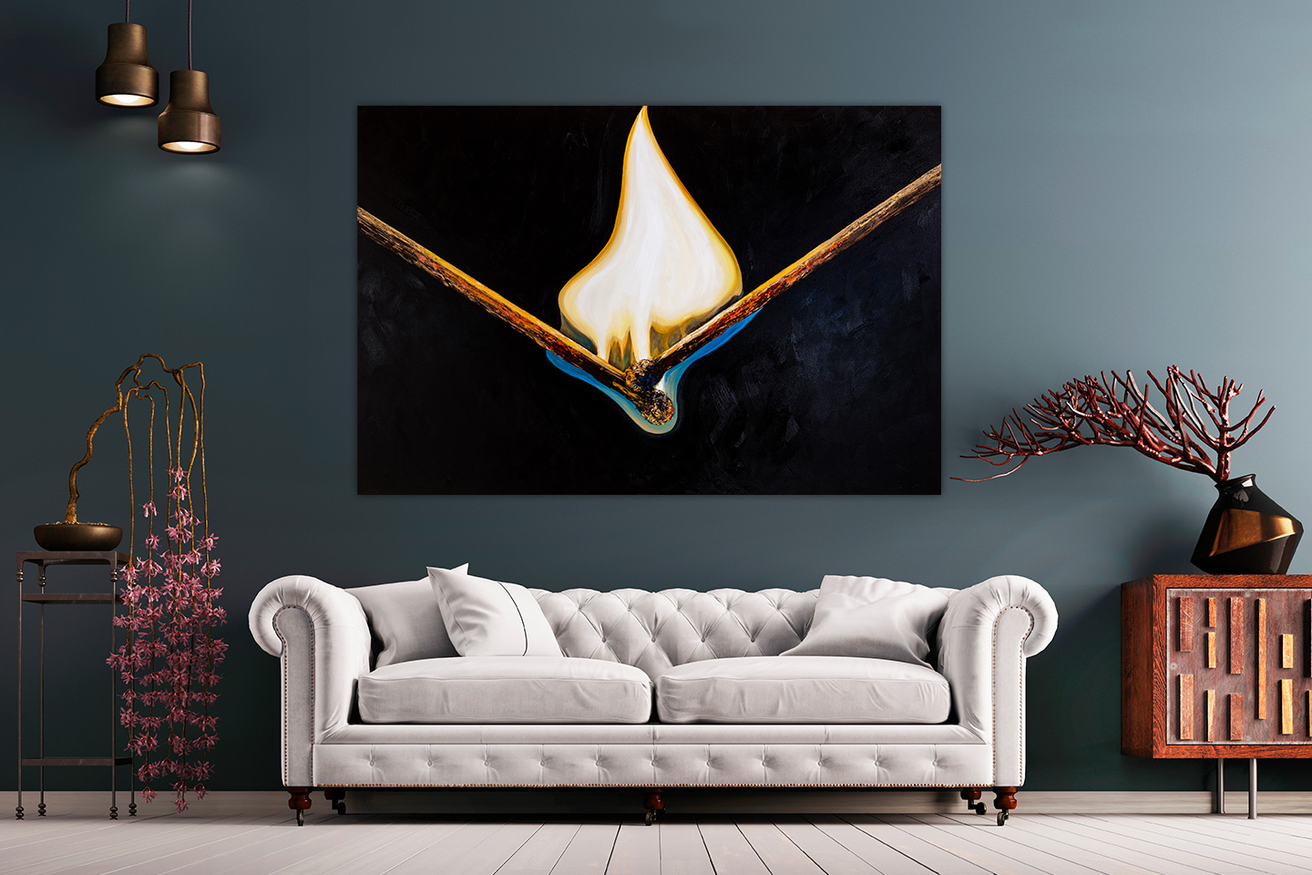 Two Flames Becoming One