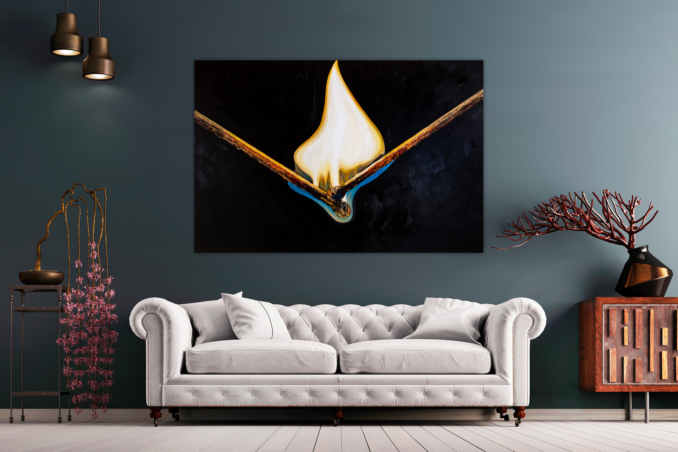 Two Flames Becoming One by Jacqueline Gilmore