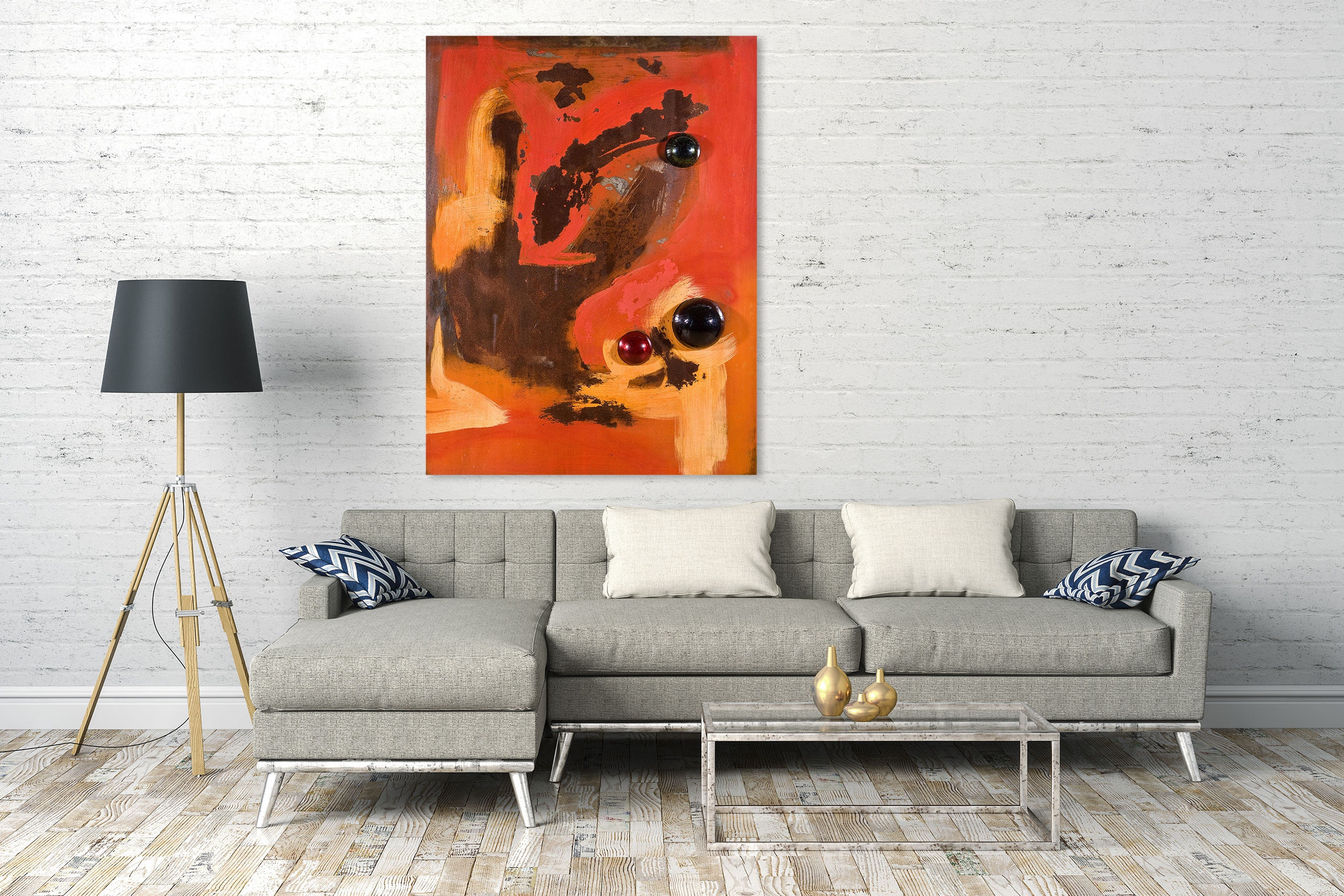 Vintage Modern Red v.02 by Jacqueline Gilmore