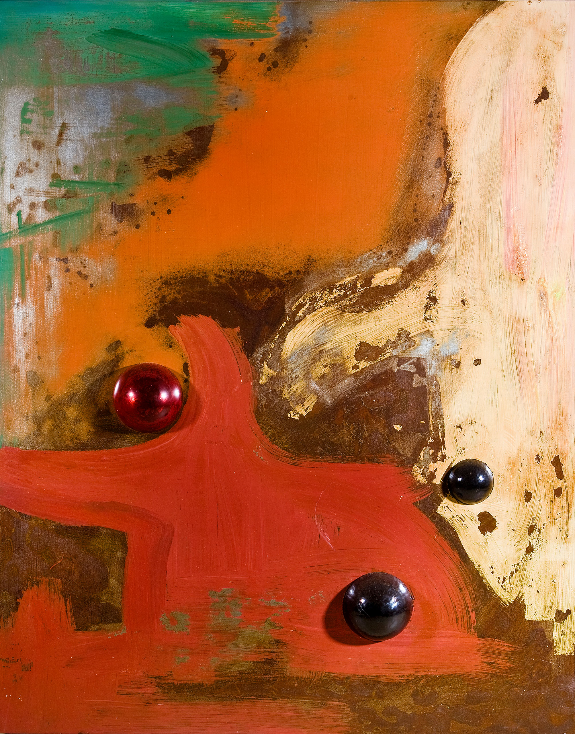 Vintage Modern Red Green v.01 by Jacqueline Gilmore