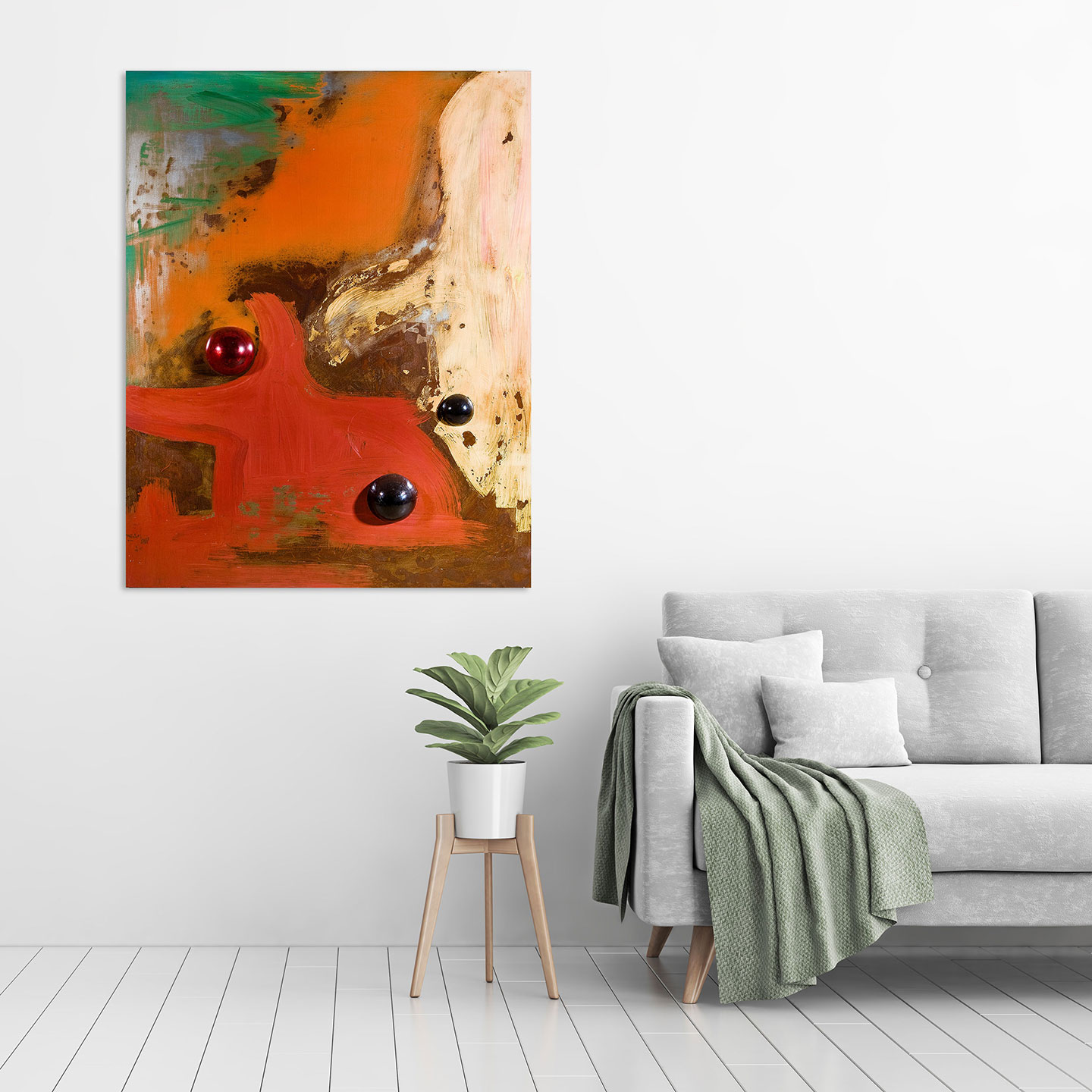 Vintage Modern Red Green v.01